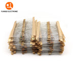 3120pcs 1/4W Carbon Film Resistor Kit 5% Resistance Assortment Set 156valuesX20pcs 1R - 10M ohm 0.25W Sample Pack