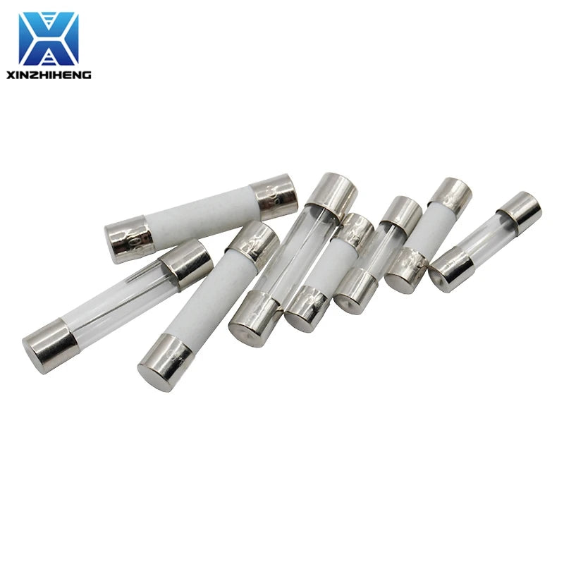 10pcs 5*20mm 6*30mm Glass and Ceramic Fuse 250V Fast Blow 0.1A 0.2A 0.5A 1A 2A 3A 3.15A 4A 5A 6A 8A 10A 15A 20A 25A 30A AMP FUSE