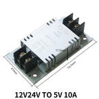 12V 24V to 5V DC Converter Regulator 3A-100A Car Step Down Reducer LED Lighting Display CE Certified Waterproof Dustproof
