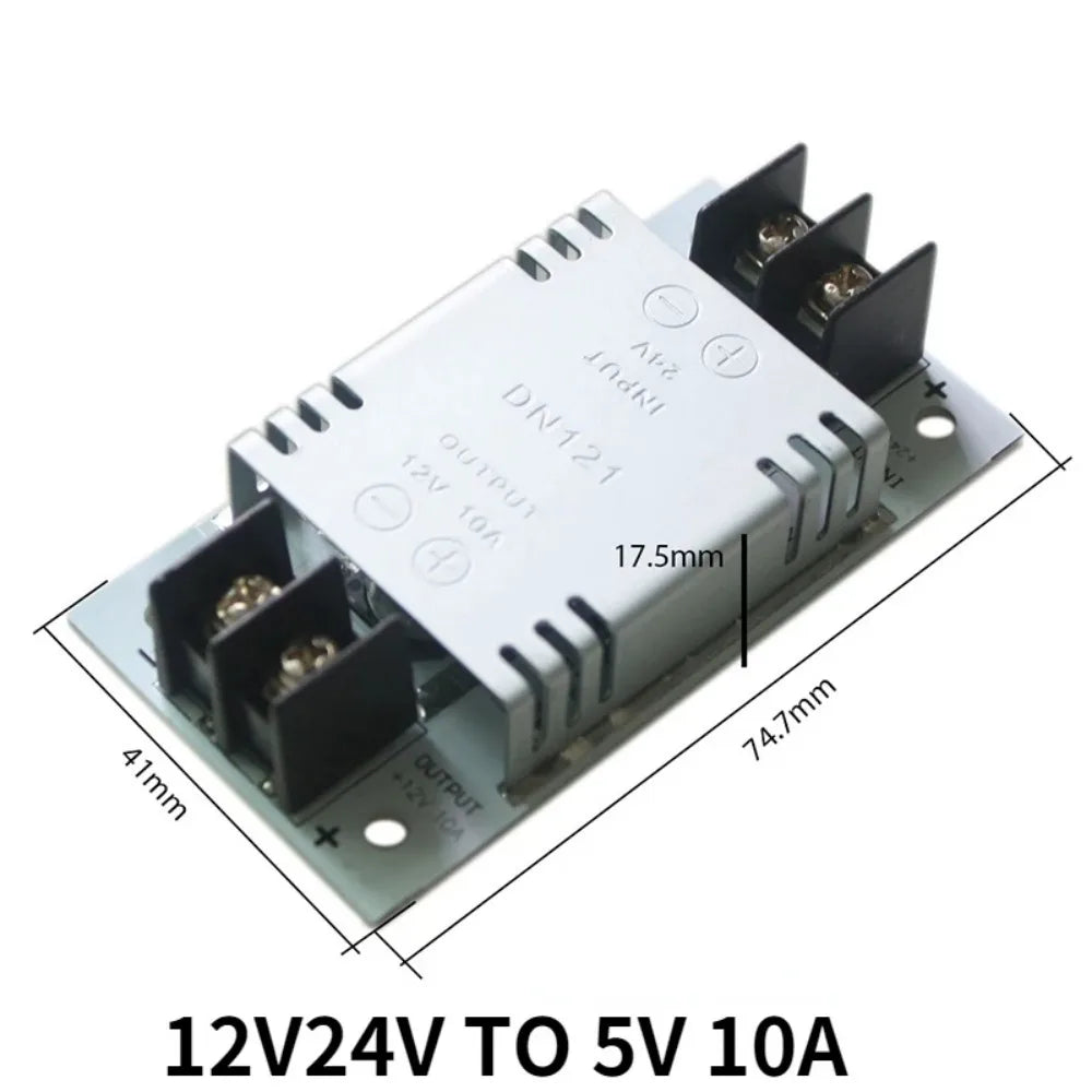 12V 24V to 5V DC Converter Regulator 3A-100A Car Step Down Reducer LED Lighting Display CE Certified Waterproof Dustproof