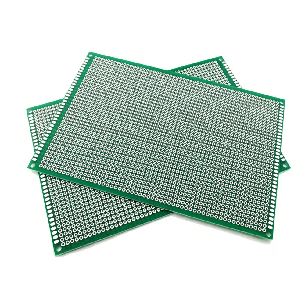 2x8cm 3x7cm 4x6cm 5x7cm 6x8cm 7x9 8x12 9x15cm 10*15CM Green PCB Dual Panel Board DIY Universal Prototype Board Protoboard Kit