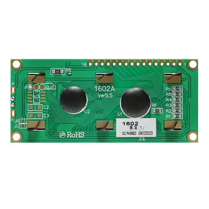 16x2 Character LCD Module Display Screen 162 LCM RED Green White Yellow VA Black Background 5V 3.3V for DIY Projects