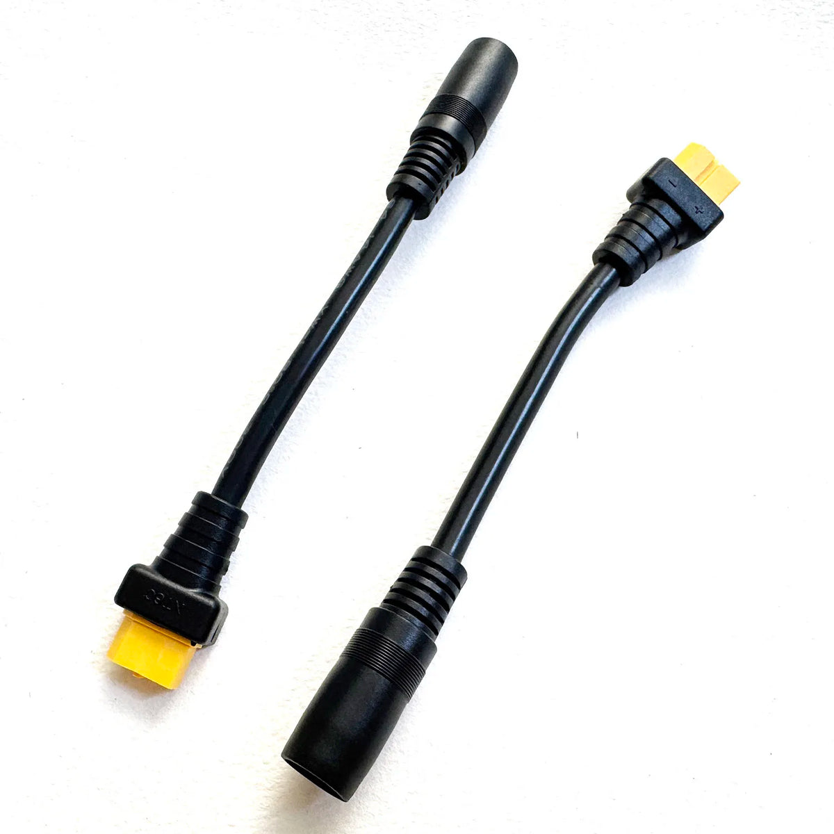 1pc XT60 Female to DC 8020 8.0mm x 2.0mm Female Adapter Cable Connectos Solar Generator Portable Power Station 14AWG