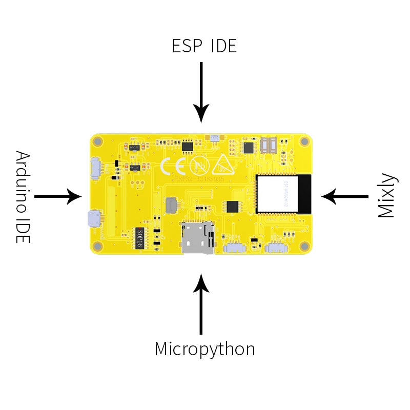 3.5" 320*480 Smart Display Screen 3.5inch LCD TFT Module Capacitive Touch ESP32 Arduino LVGL WIFI&Bluetooth Development Board
