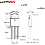 Original 2N7000 BS170 2SK2837 2SK3878 2N60 8N80 N-Channel Mosfet Transistor TO-92 TO-3P TO-251 TO-220F Integrated Circuit