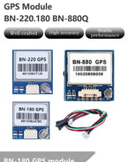 BN‑180 BN‑220 BN‑880Q GPS Module GNSS Receiver Module GPS GLONASS BDS Dual Mode Positioning Module PPS Timing