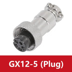 5/20PCS GX12 Connector 2/3/4/5/6/7 Pin Aviation Socket  Plug Docking Connector Male  Female Circular Connector 12mm