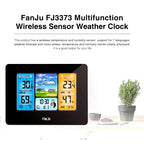 LCD Digital Weather Station Thermometer Hygrometer Barometer Alarm Clock Weather Forecast Wireless Sensor Home Hygrothermograph