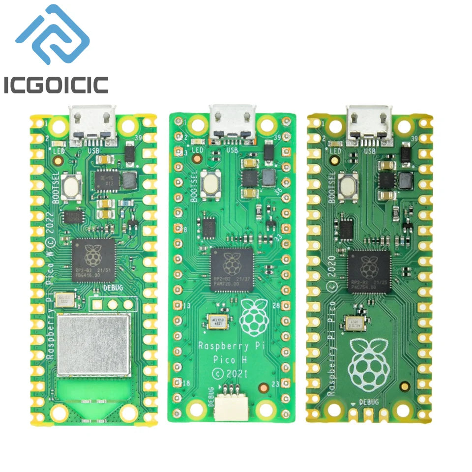 Raspberry Pi Pico or Pico W Development Board A Low-Cost High-Performance Microcontroller Board RP2040 Cortex-M0+ Dual-Core ARM