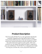 Fosi Audio BT20A Pro TPA3255 Bluetooth Sound Power Amplifier 300W X2 Mini HiFi Stereo Class D Amp Bass Treble For Home Theater