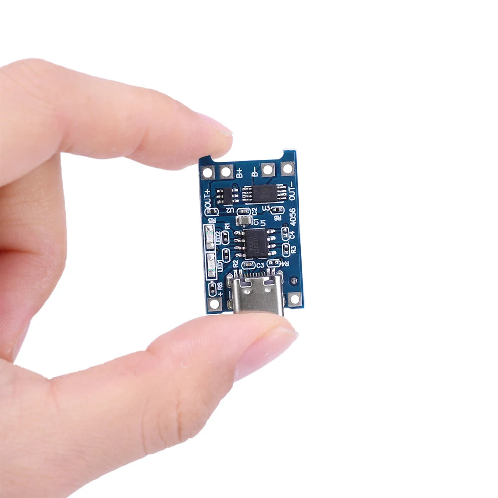 50-1pcs TP4056 3A 5V Lithium Battery Charging Board Module Micro USB/Type-c Interface Charging Protection 2-in-1