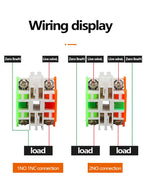 LAY7-11ZS Mushroom Head Emergency Stop Self-locking Button Switch Control Aperture Emergency Stop BButton LAY37