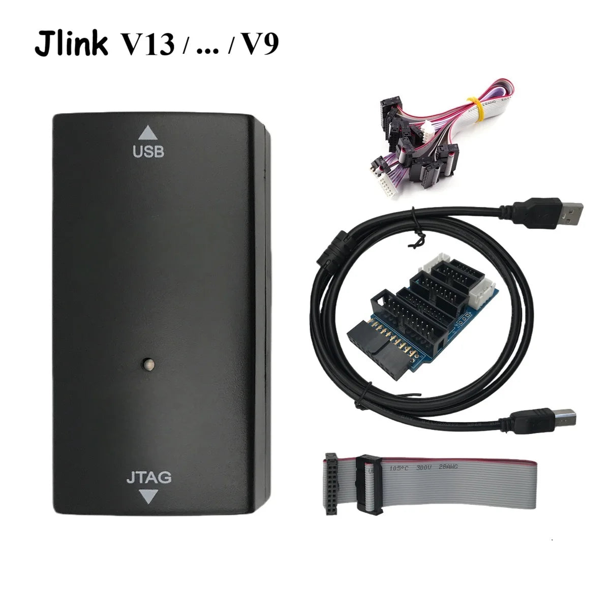 For J-Link JLink V13 USB JTAG ARM Emulator Debugger For J-Link V12 Jlink V11 Jlink V9 Emulator STM32 STM MCU Programming