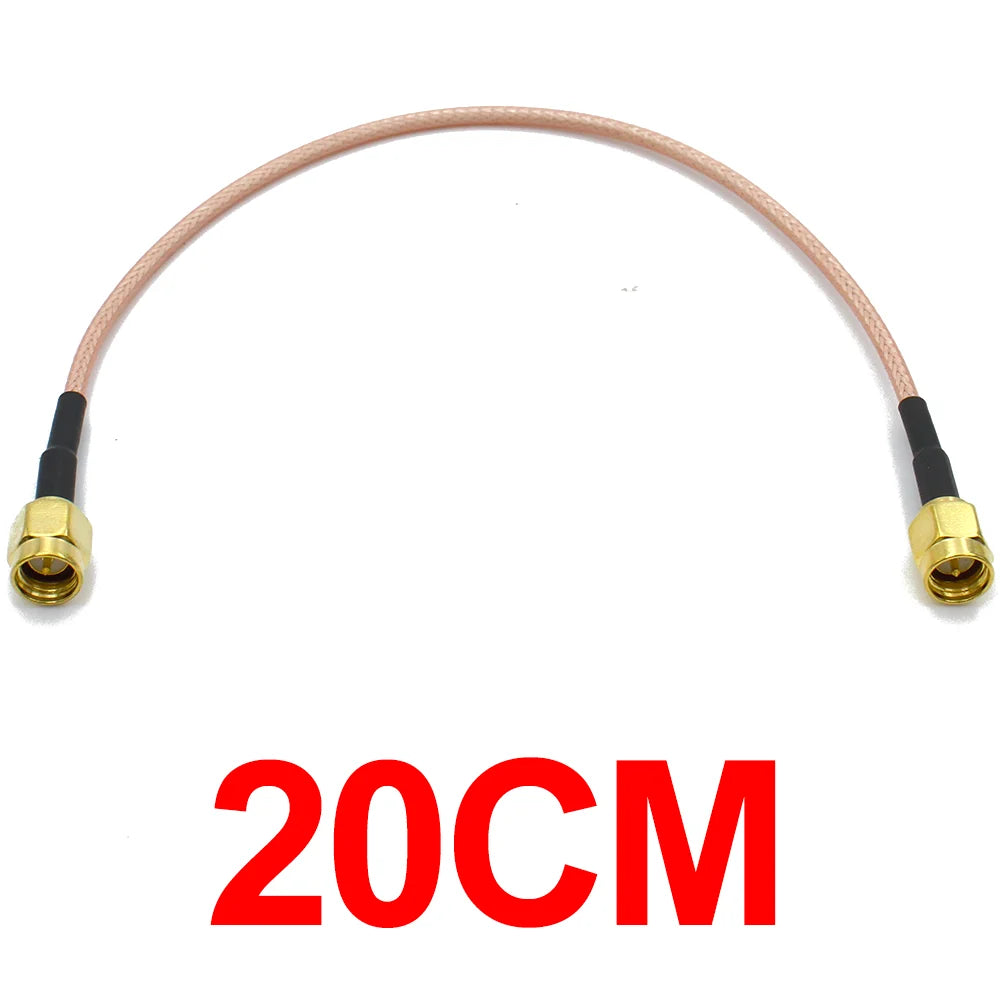 SMA to SMA Cable Male to Male Connector Antenna extension jumper RF cable Pigtail Adapter Cable RG316 For WIFI 3G 4G GSM Antenna