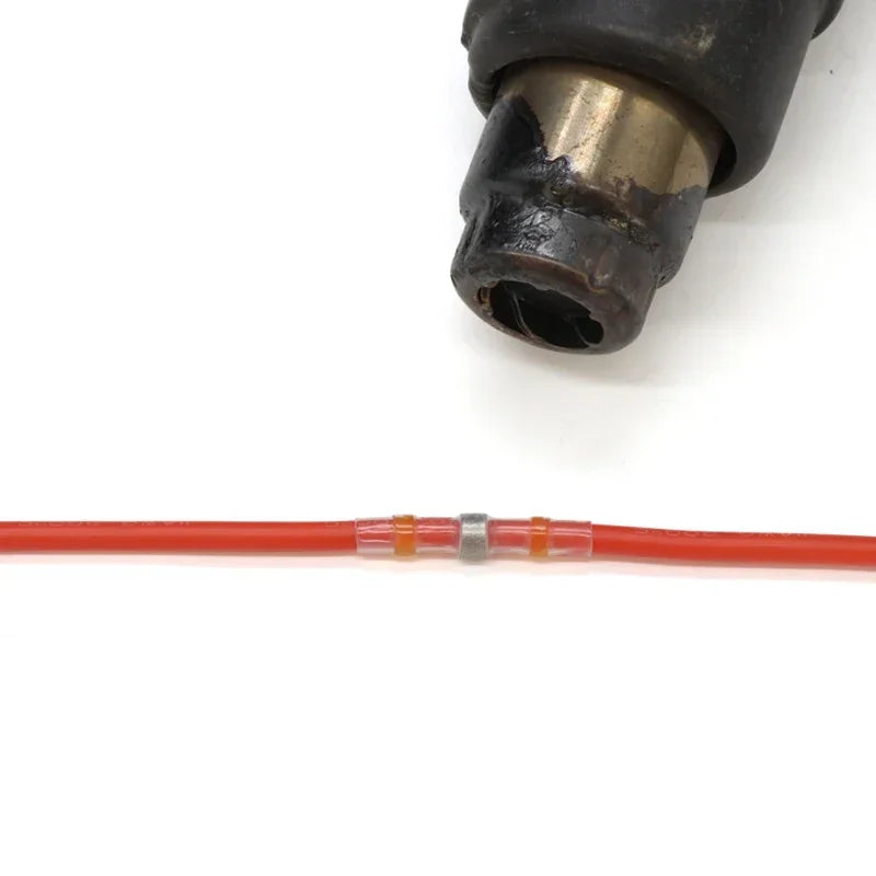Solder Seal Wire Connectors 3:1 Heat Shrink Insulated Electrical Wires Terminals Butt Splice Waterproof 10/20/30//50/100pcs