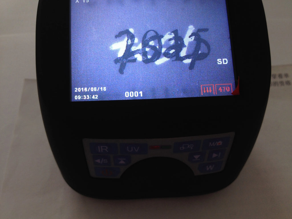 HS3B Document Detector 60 X IR(850nm 940nm)  UVA(365nm) UVC(254nm)  White  Blue(470nm)  Laser(ATK)