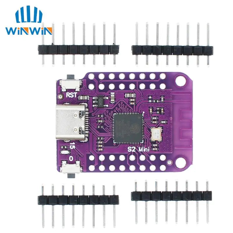ESP32 S2 Mini V1.0.0 - LOLIN WIFI IOT Board based ESP32-S2FN4R2 ESP32-S2 4MB FLASH 2MB PSRAM MicroPython Arduino Compatible