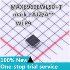2-50pcs MAX8969EWL50+T Mark +ALJ AJZ A** WLP9 9PIN Charging LDO Regulator Boost IC Chipset for NS Nintendo Switch OLED