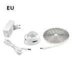 1-5m PIR Motion Sensor LED Strip Lights DC 12V Diode Tape Waterproof Auto On/Off Stairs Wardrobe Closet Kitchen Backlight Light