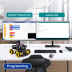 ACEBOTT Robot Toy Starter Kit for Arduino Project with ESP32 and Code Learning Develop Skill Full Version Smart Car Kit