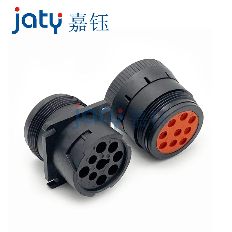 1set Grey Deutsch 9 Pin HD10 Series New ROHS Waterproof Auto Connector Diagnosctic Tool Circular Connector HD16-9-96S HD10-9-96P
