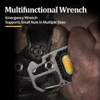 1-3PacK Multifunction Keychain Lighting 7 Modes COB Flashlight Portable Rechargeable Emergency Camping Outdoor Hiking Work Lamps