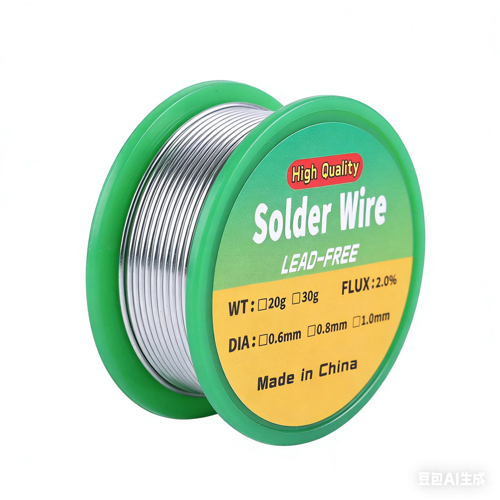 8g/20g/30g/50g low melting point lead-free solder wire coil sn99.3/cu0.7 high purity Soldering Wire Rosin Core Tin 0.8mm 1.0mm