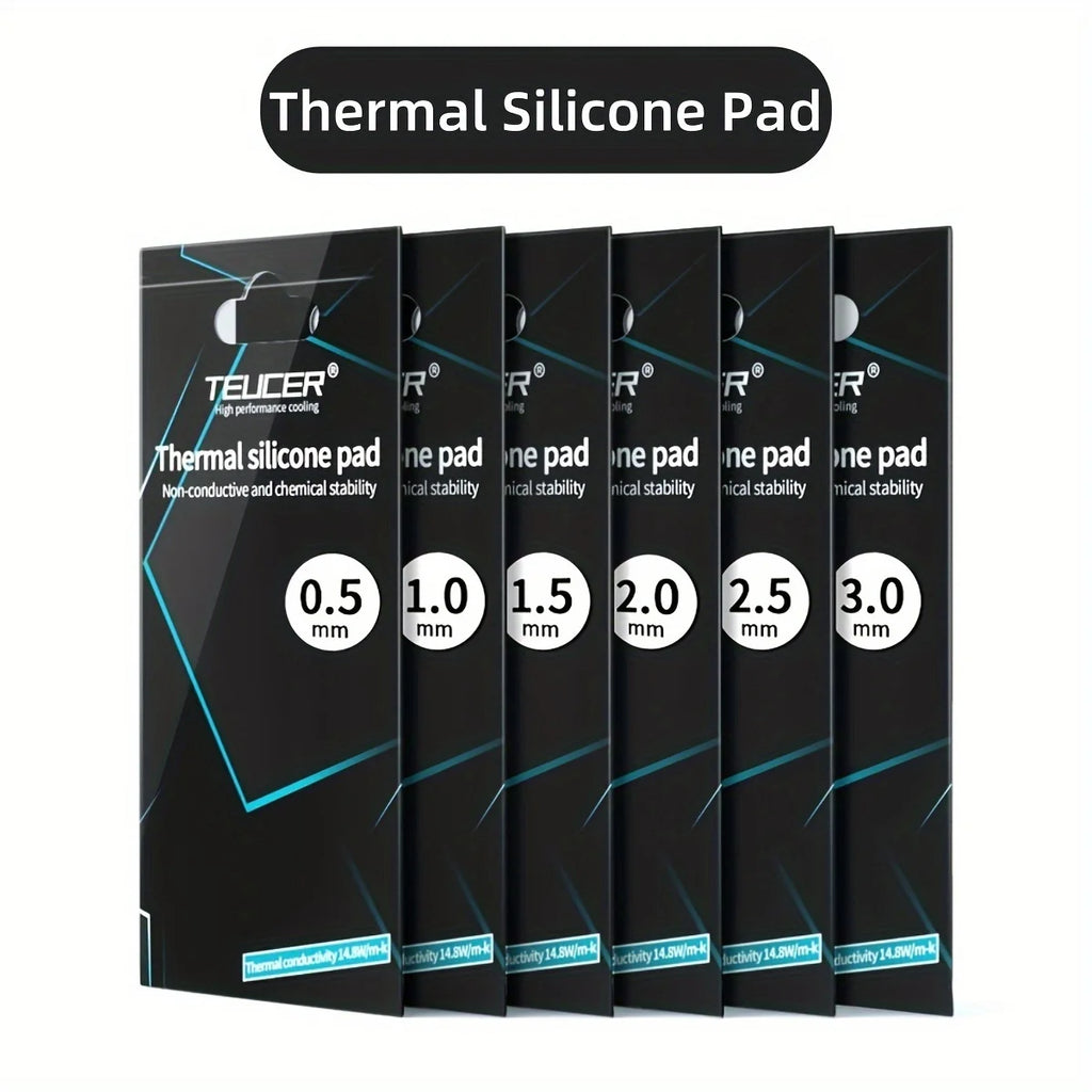 Thermal Silicone Pad 14.8 W/mk, 85*45mm, Non Conductive Heat Resistance High Temperature Resistance For Laptop Heatsink GPU CPU