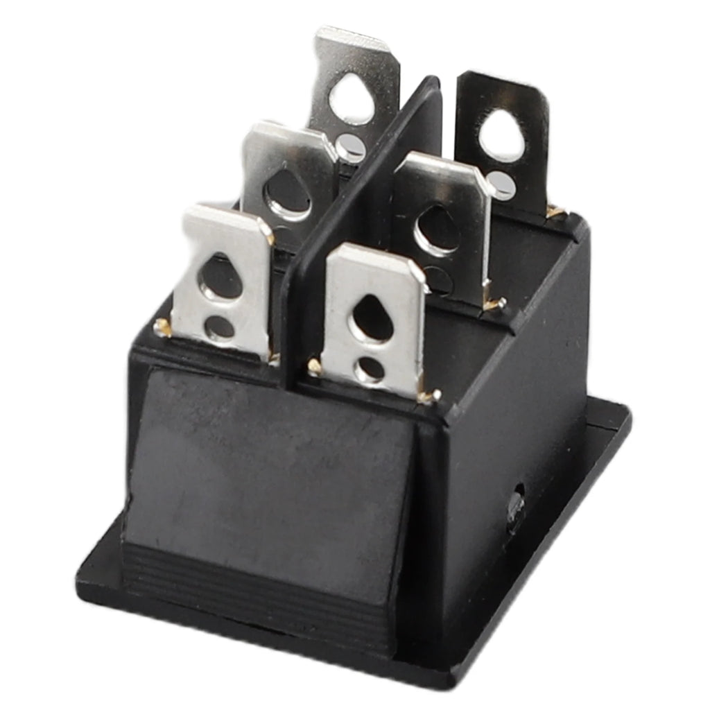2pcs 6 PIN DPDT Double Pole Double Throw 20 Amp Momentary Rocker Switch 16A 250V AC/ 20A 125V AC Electrical Equipment
