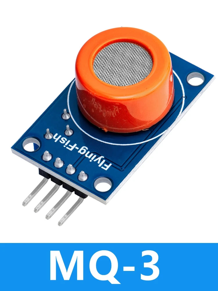 MQ Series Gas Detection Sensor Module Kit - Includes MQ-2, MQ-3, MQ-4, MQ-5, MQ-6, MQ-7, MQ-8, MQ-9, and MQ-135 for Gas Sensing