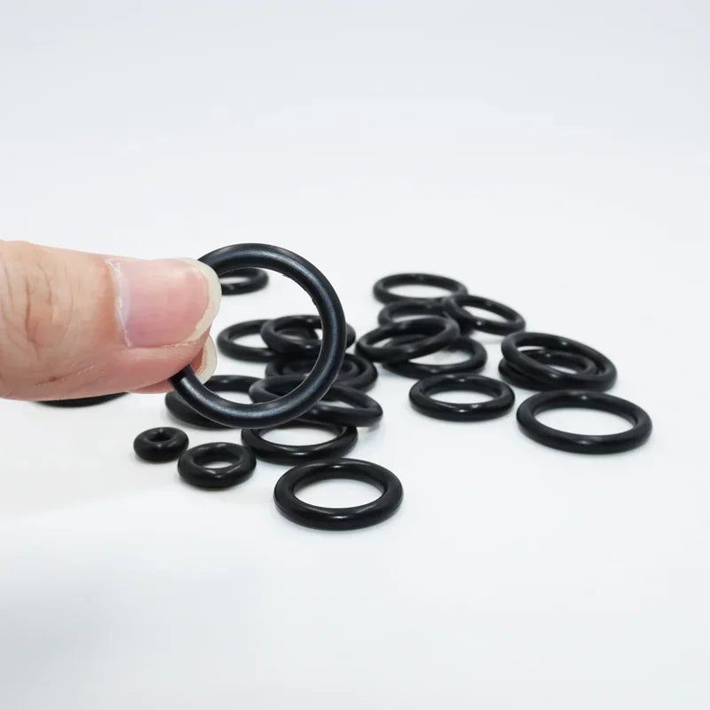 100/50Pcs Rubber O Ring CS 1/1.5/2.0/2.4/3.1/4.0 Sealing Washer NBR O-ring Plumbing Gaskets Oil Resistant High Temperature Oring