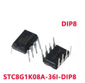 10/PCS New 8G1K08A STC8G1K08A STC8G1K08A-36I-DIP8 Microcontroller chip In Stock
