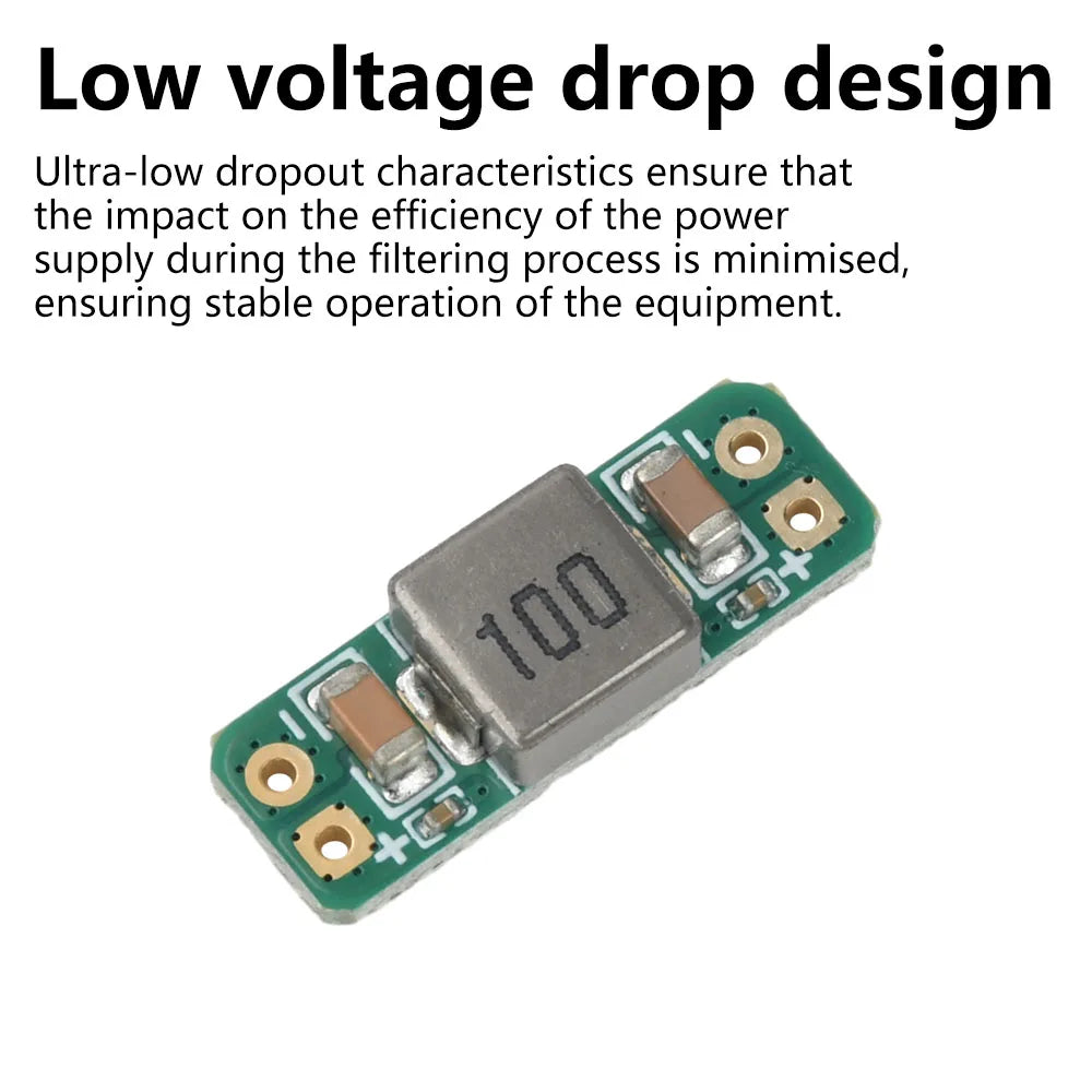 LC Filter Module 3A 5-30V Built-in Reverse Polarity Protection Radiated Filter for FPV Drone