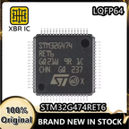 (3/10 Piece) STM32G474RET6 STM32G474 LQFP-64 ARM Cortex-M4 32-bit Microcontroller-MCU New Original Authentic Spot Fast Delivery