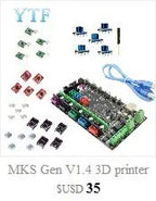 Mega 2560 R3 1pc RAMPS 1.4 control panel 5pcs DRV8825 or A4988 Stepper Motor Drive 3D Printer Parts