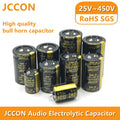 2Pcs JCCON 25V 35V 50V 63V 80V 100V 200V 400 450V 6800 10000UF 15000UF 22000UF 47000UF Power supply,Audio Electrolytic capacitor