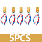 1PCS~20PCS EGBO 5V 650nm 5mW Adjustable Laser Dot Diode Module Red Sight Copper Head Mini Laser Pointer