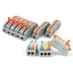 Quick Wiring Cable Connectors 2/3Pin Universal Compact Electrical Conductors SPL Splicing Splitter Push-in Home Terminal Block
