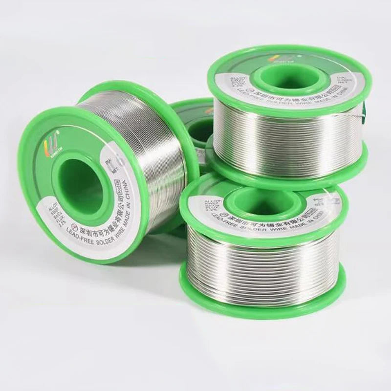 Solder wire high-purity rosin-containing tin wire lead-free tin wire with low temperature and environmental protection.