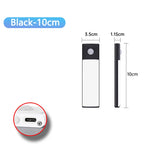 LED Bar Light Motion Sensor USB Rechargeable Led Cabinet Lights for Kitchen Wardrobe Cabinet Lighting 30cm/40cm/50cm Night Light