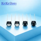 100pcs SKRGAED010 ALPS Tact Switch 6*6*4.3/6*6*5 White Black Touch Switch 6*6*4.3mm/6*6*5mm DIP ON-OFF Push Button Micro Switch