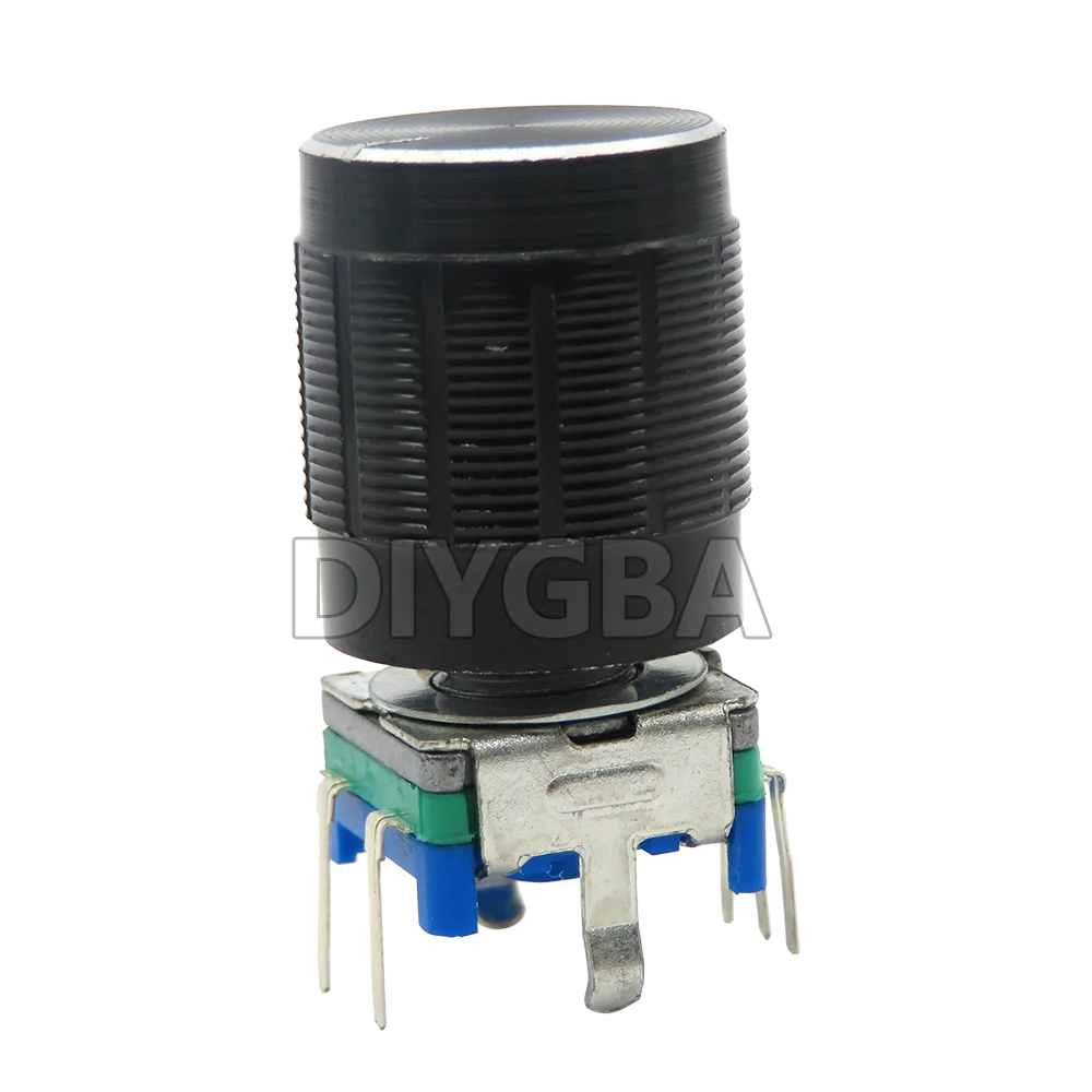 10PCS Half / Plum Axis Rotary Encoder, Handle Length 5Sets 15mm 20mm Code Switch/ EC11/ Digital Potentiometer With 13/15*17 Cap