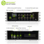 Sennuopu X10B Car Audio 4 Ch Power Amplifier 8 Channel Dsp Processor Bluetooth Amp Equalizer Amplificador Automotivio Sound