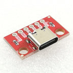 USB 3.1 TYPE C Female Test Board USB3.1 Type-C 16P to 2.54 High Current Power Adapter Board Module Converter Connector