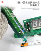 Green/Red 6 Color 10ml UV Curing Solder Mask Ink for PCB BGA Circuit Board Insulating Protect Soldering Paste Flux Oil Mechanic