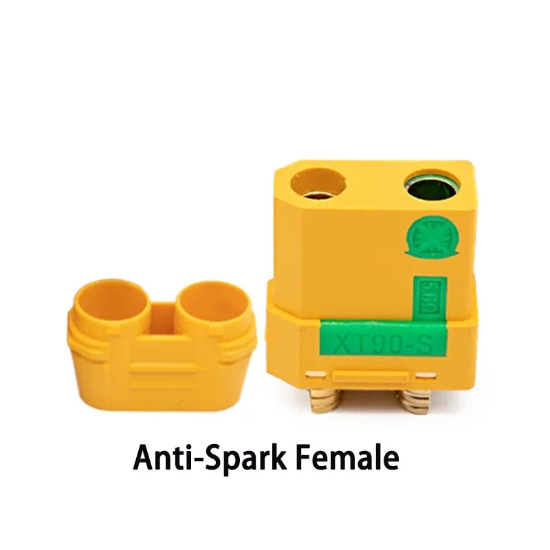1Pcs XT90 Male Female Plug with Fixed Bracket T-Type Power Connector Electric Scooter Lithium Battery Charging Port Shell