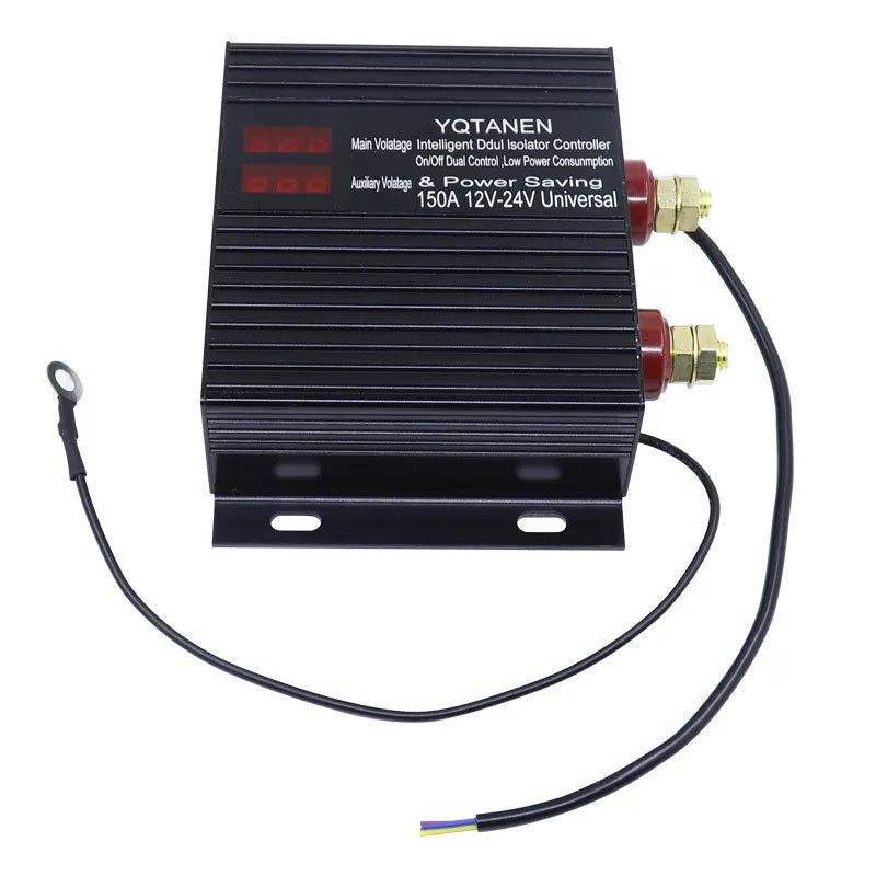 150A 200A Dual Battery Isolator Switch Universal Car Smart Dual Control 12V/24V Voltage Sensitive Relay for ATV, UTV, RV, Truck