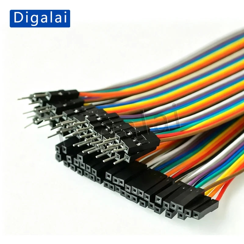 Dupont Wire Jumper Cable M+M F+F M+F 10CM 15CM 20CM 30CM 40CM Breadboard Connecting Wire For Arduino DIY Project