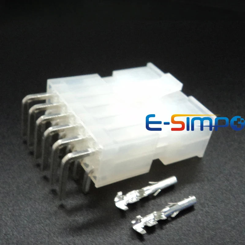 10Sets Molex 4.2mm Automotive Wire Connector Plug 5557 Series 2/4/6/8/10/12/14/16/18/20/22/24P Housing RA Wafer Female Terminal