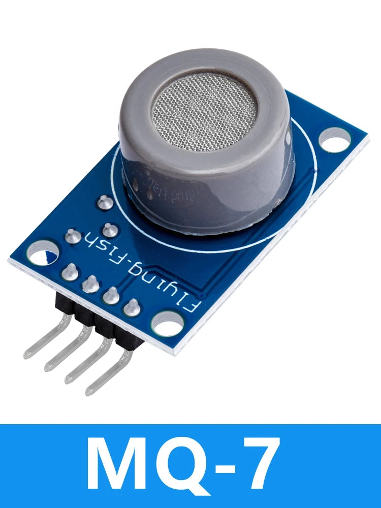 MQ Series Gas Detection Sensor Module Kit - Includes MQ-2, MQ-3, MQ-4, MQ-5, MQ-6, MQ-7, MQ-8, MQ-9, and MQ-135 for Gas Sensing